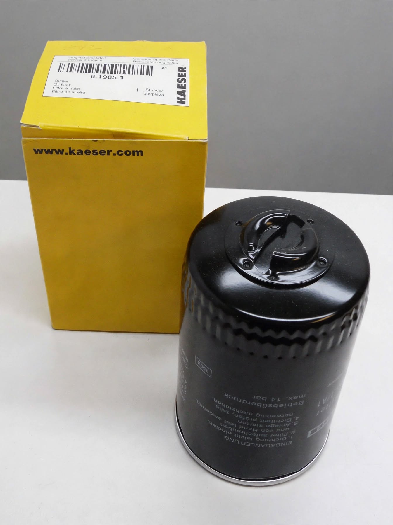 Oil Filter Kaeser 6.1985.10030 6.1985.1 619851 untuk SM SK AS AIRTOWER - Filtercomp