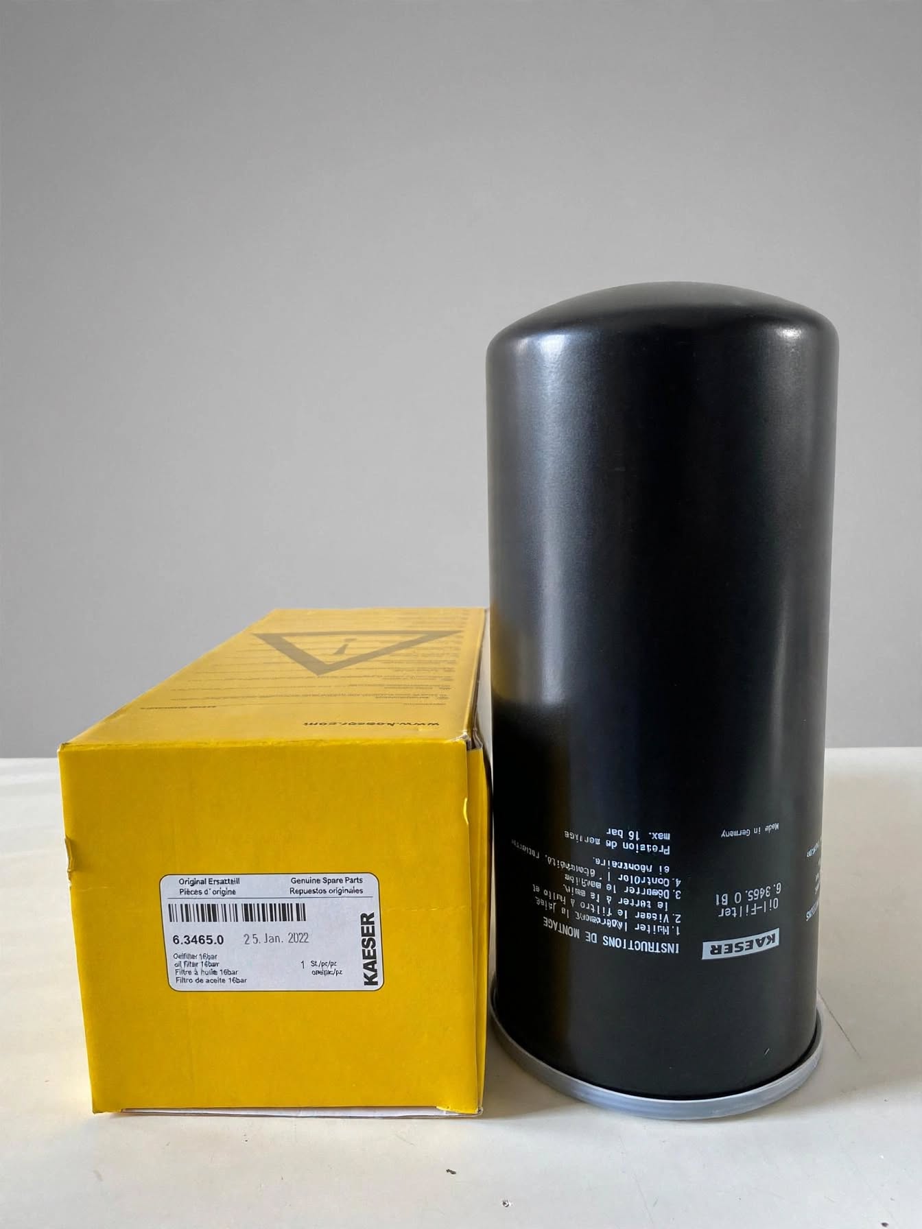 Oil Filter Kaeser 6.3465.0 untuk DSD ESD CSDX DSDX - Filtercomp