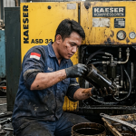 oli kompresor masuk ke jalur udara