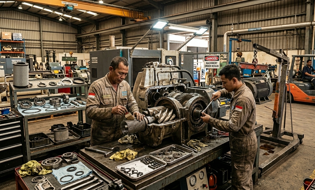 overhaul kompresor industri