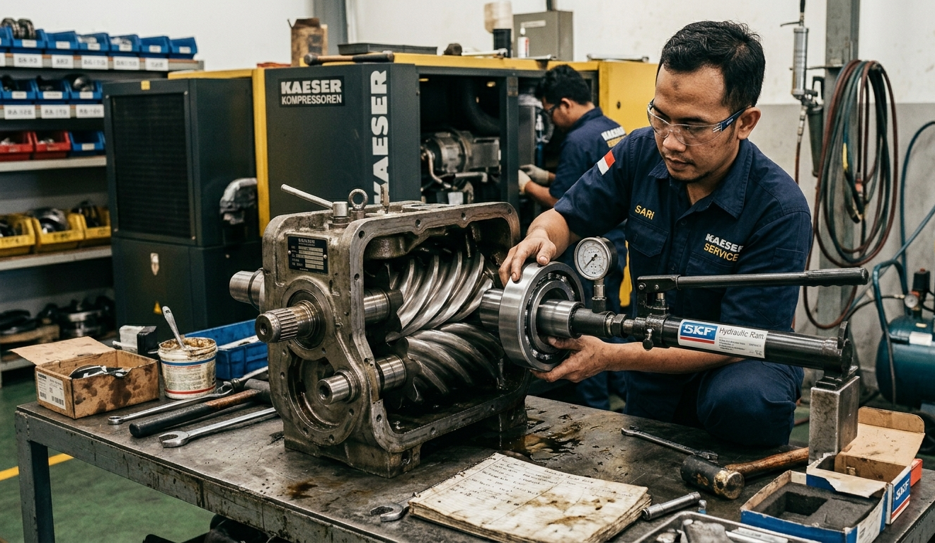 rebearing kompresor industri